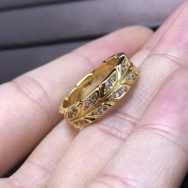 Classic brand Tiffany New Vine Diamond Ring Factory Direct Sales with Free Shipping