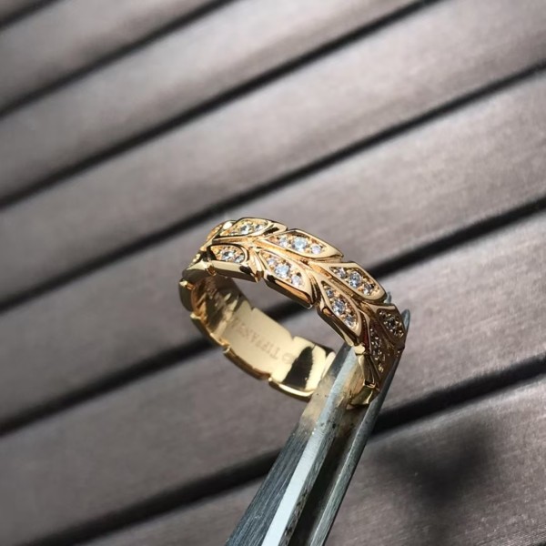 Classic brand Tiffany New Vine Diamond Ring Factory Direct Sales with Free Shipping
