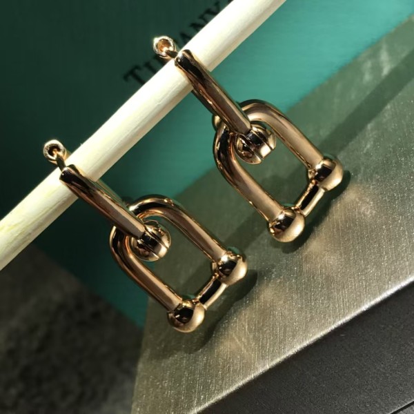Classic Brand Tiffany Earrings New naked U-shaped horseshoe earrings Factory Direct Sales Free Shipping 