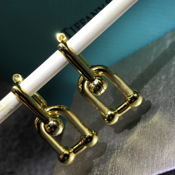 Classic Brand Tiffany Earrings New naked U-shaped horseshoe earrings Factory Direct Sales Free Shipping