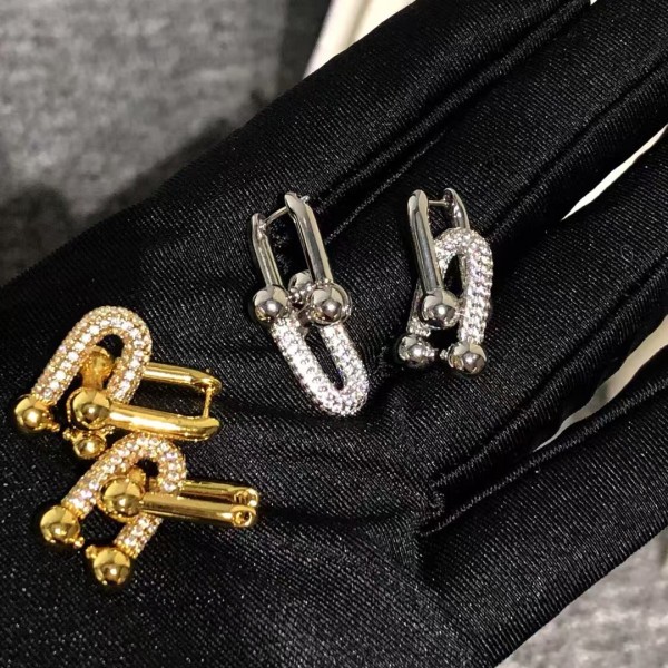 Classic Brand Tiffany Earrings New Starry Sky U-shaped Horseshoe Earrings Factory Direct Sales Free Shipping 