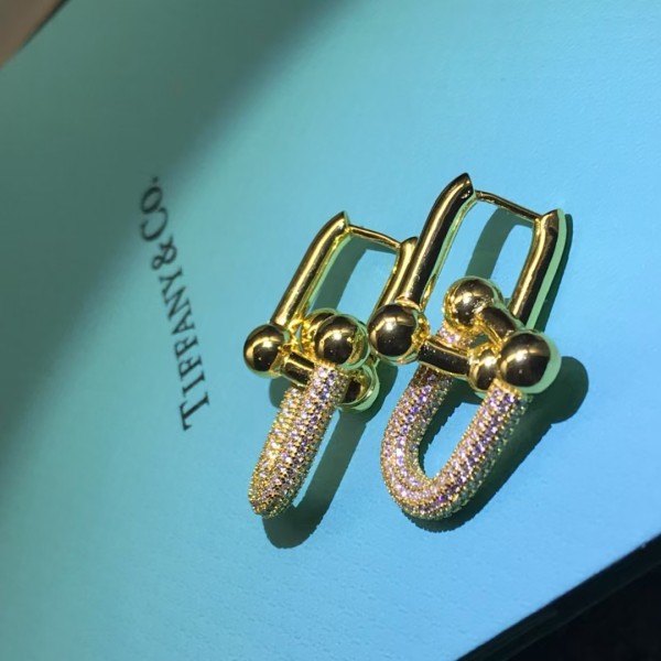 Classic Brand Tiffany Earrings New Starry Sky U-shaped Horseshoe Earrings Factory Direct Sales Free Shipping