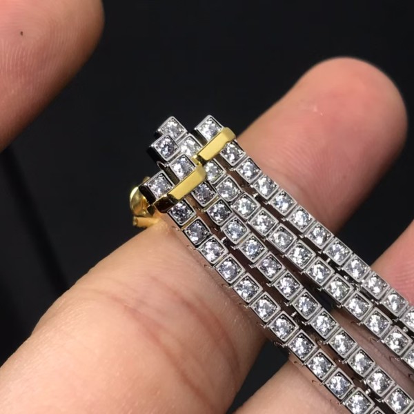Classic Brand Tiffany Earrings New color separation activity full diamond earrings Factory Direct Sales Free Shipping 