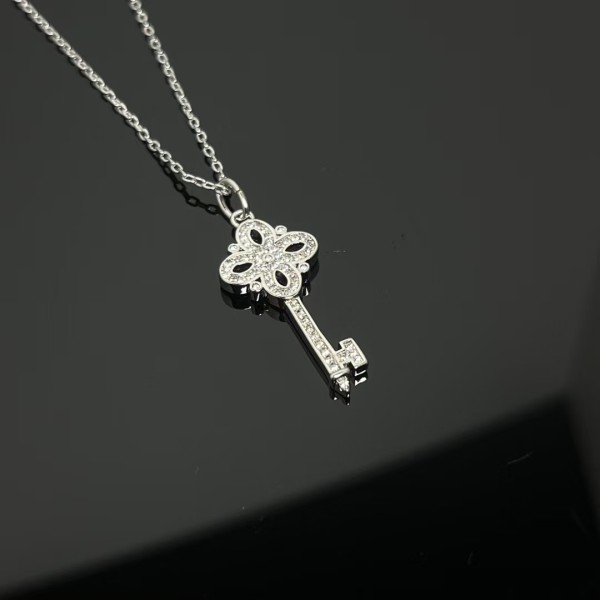 Classic Brand Tiffany Necklace New Mini Key Necklace Factory Direct Sales Free Shipping
