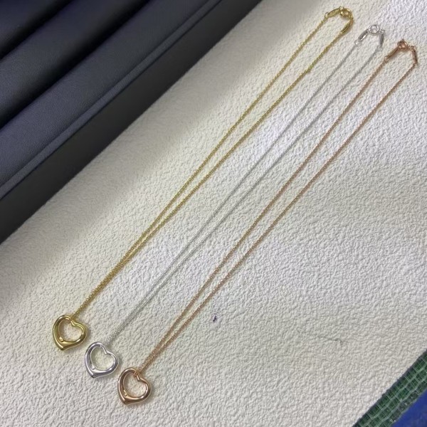 Classic Brand Tiffany Necklace New Smooth Love Necklace Factory Direct Sales Free Shipping