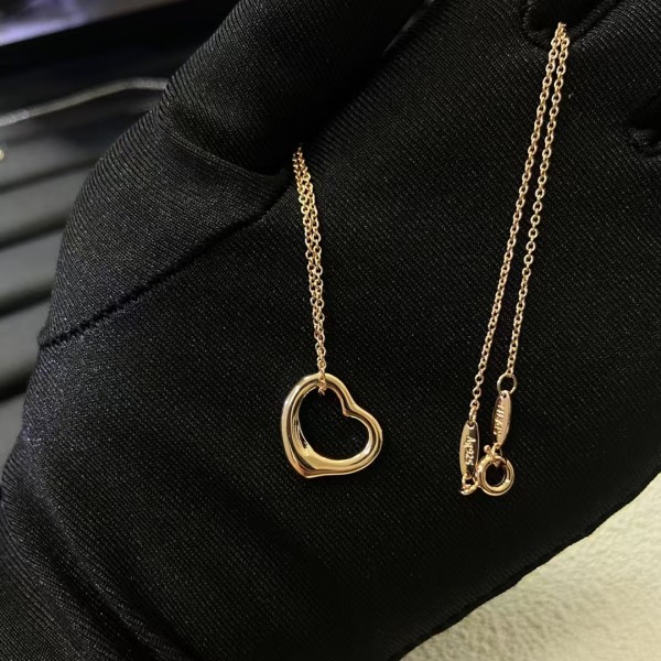 Classic Brand Tiffany Necklace New Smooth Love Necklace Factory Direct Sales Free Shipping