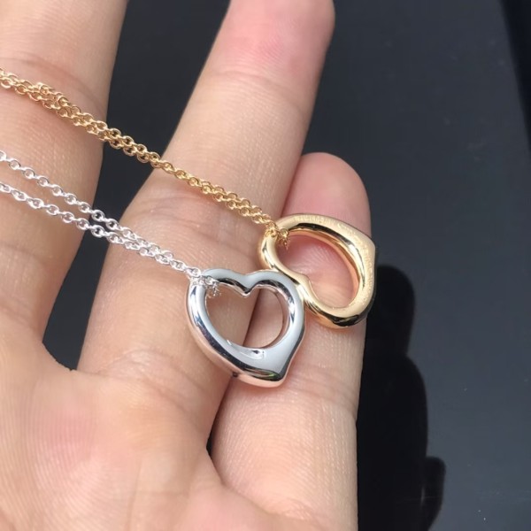 Classic Brand Tiffany Necklace New Smooth Love Necklace Factory Direct Sales Free Shipping