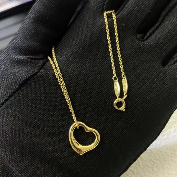 Classic Brand Tiffany Necklace New Smooth Love Necklace Factory Direct Sales Free Shipping