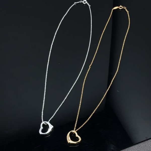 Classic Brand Tiffany Necklace New Smooth Love Necklace Factory Direct Sales Free Shipping
