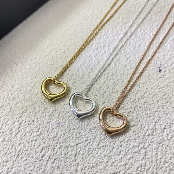 Classic Brand Tiffany Necklace New Smooth Love Necklace Factory Direct Sales Free Shipping 