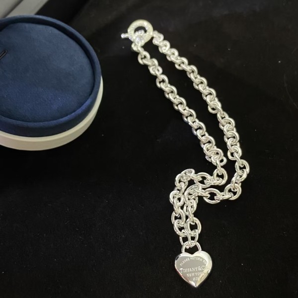 Classic Brand Tiffany Necklace New 3D Love Necklace Factory Direct Sales Free Shipping