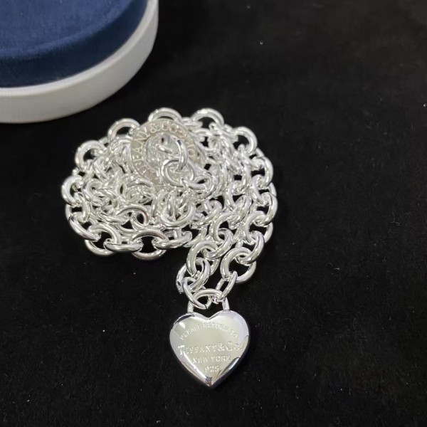 Classic Brand Tiffany Necklace New 3D Love Necklace Factory Direct Sales Free Shipping