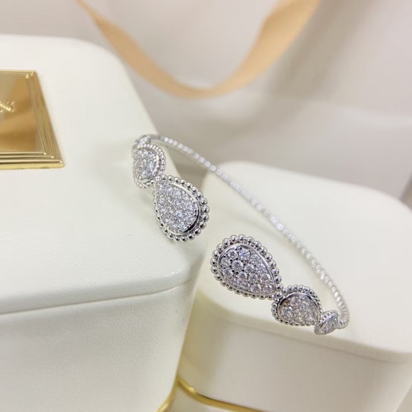 Classic brand Boucheron New Full Diamond Water Drop Bracelet Factory Direct Sales with Free Shipping