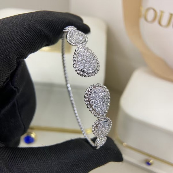 Classic brand Boucheron New Full Diamond Water Drop Bracelet Factory Direct Sales with Free Shipping