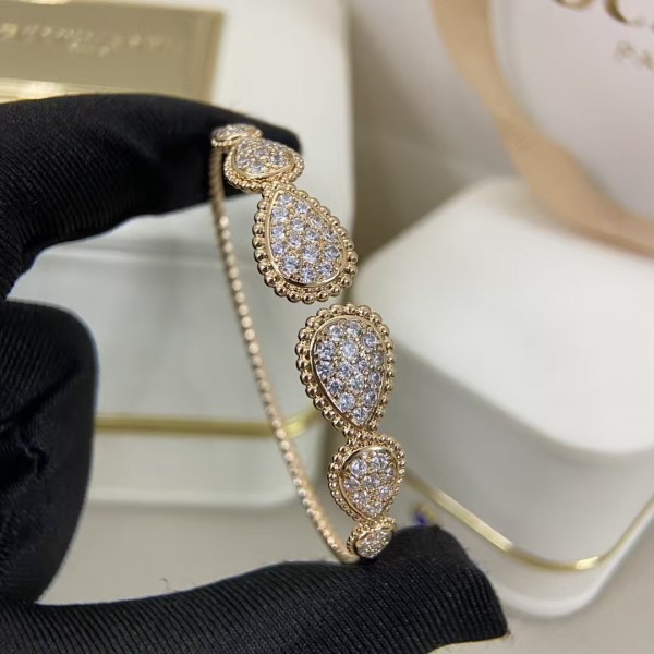Classic brand Boucheron New Full Diamond Water Drop Bracelet Factory Direct Sales with Free Shipping