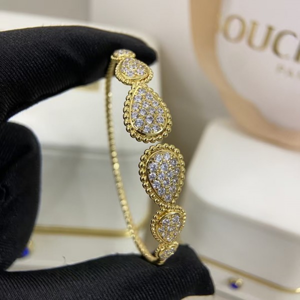 Classic brand Boucheron New Full Diamond Water Drop Bracelet Factory Direct Sales with Free Shipping
