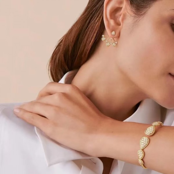 Classic brand Boucheron New Full Diamond Water Drop Bracelet Factory Direct Sales with Free Shipping