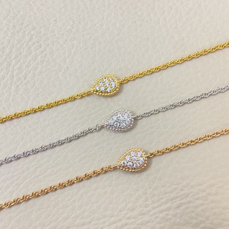 Classic brand Boucheron New diamond studded water droplet bracelet Factory Direct Sales with Free Shipping