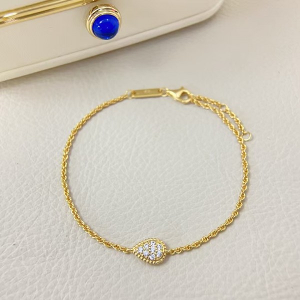 Classic brand Boucheron New diamond studded water droplet bracelet Factory Direct Sales with Free Shipping
