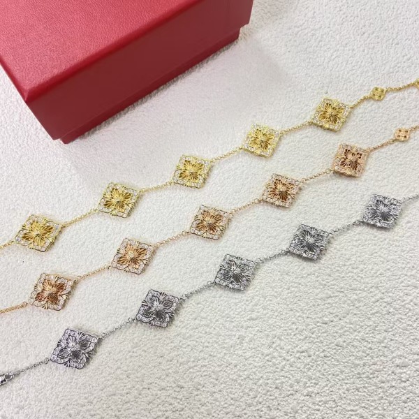 Classic brand Buccellati bracelet New laser five flower bracelet factory direct sales free shipping 