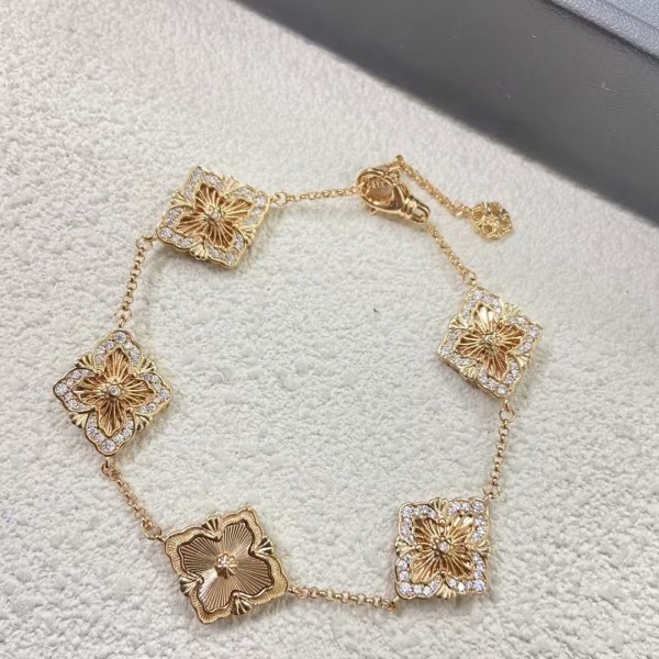 Classic brand Buccellati bracelet New laser five flower bracelet factory direct sales free shipping