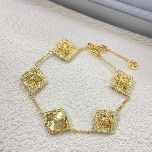 Classic brand Buccellati bracelet New laser five flower bracelet factory direct sales free shipping