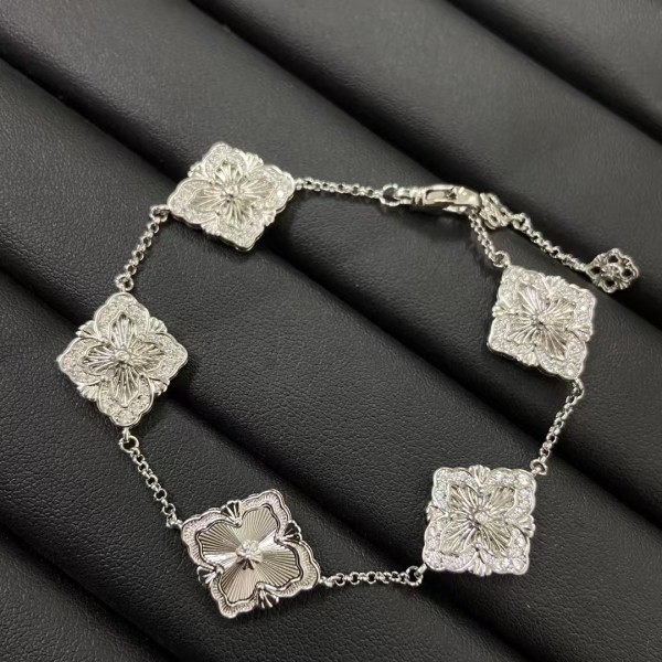 Classic brand Buccellati bracelet New laser five flower bracelet factory direct sales free shipping
