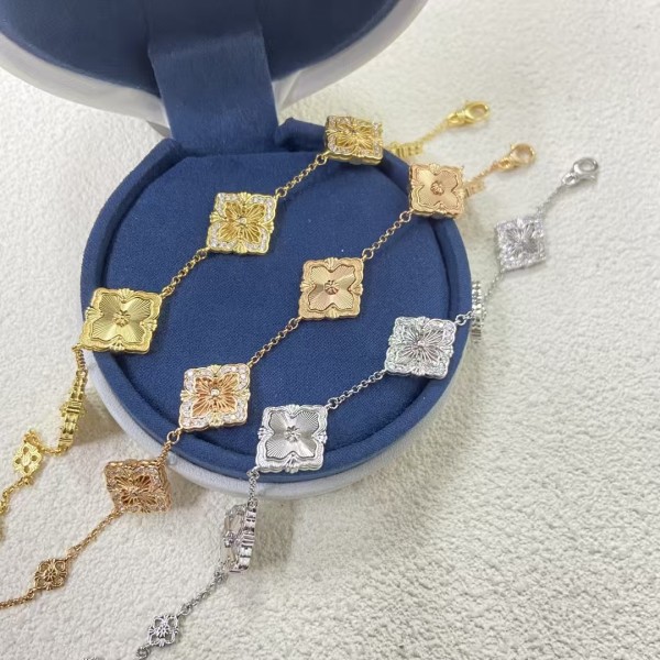 Classic brand Buccellati bracelet New laser five flower bracelet factory direct sales free shipping