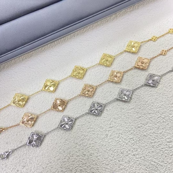 Classic brand Buccellati bracelet New laser five flower bracelet factory direct sales free shipping