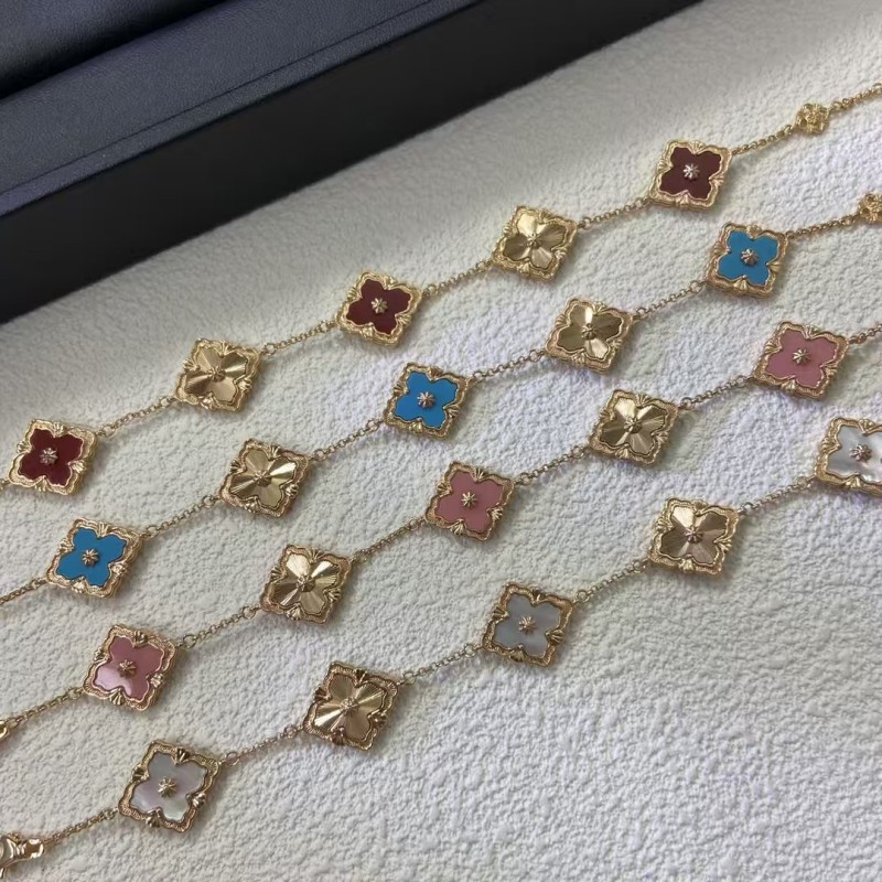 Classic brand Buccellati bracelet New Five Flower Laser Matchmaker Bracelet factory direct sales free shipping