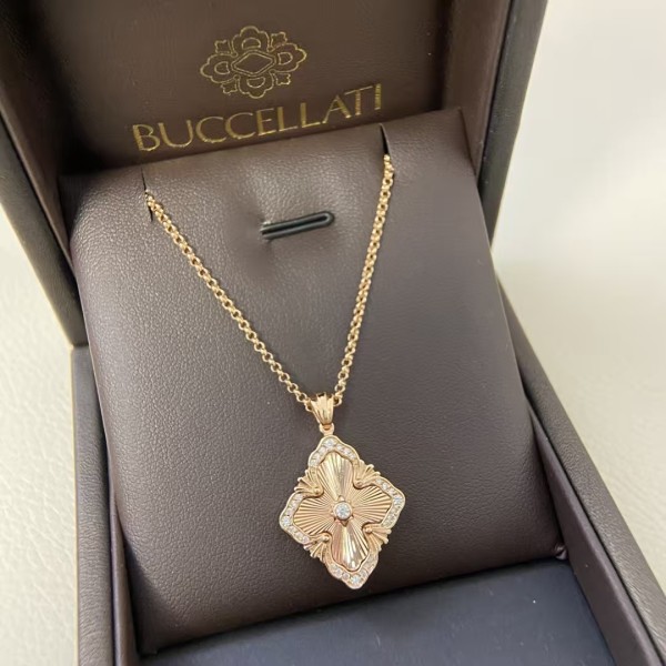 Classic brand Buccellati Necklace New Large Laser Petal Necklace factory direct sales free shipping 