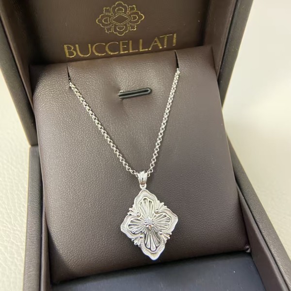 Classic brand Buccellati Necklace New Large Laser Petal Necklace factory direct sales free shipping