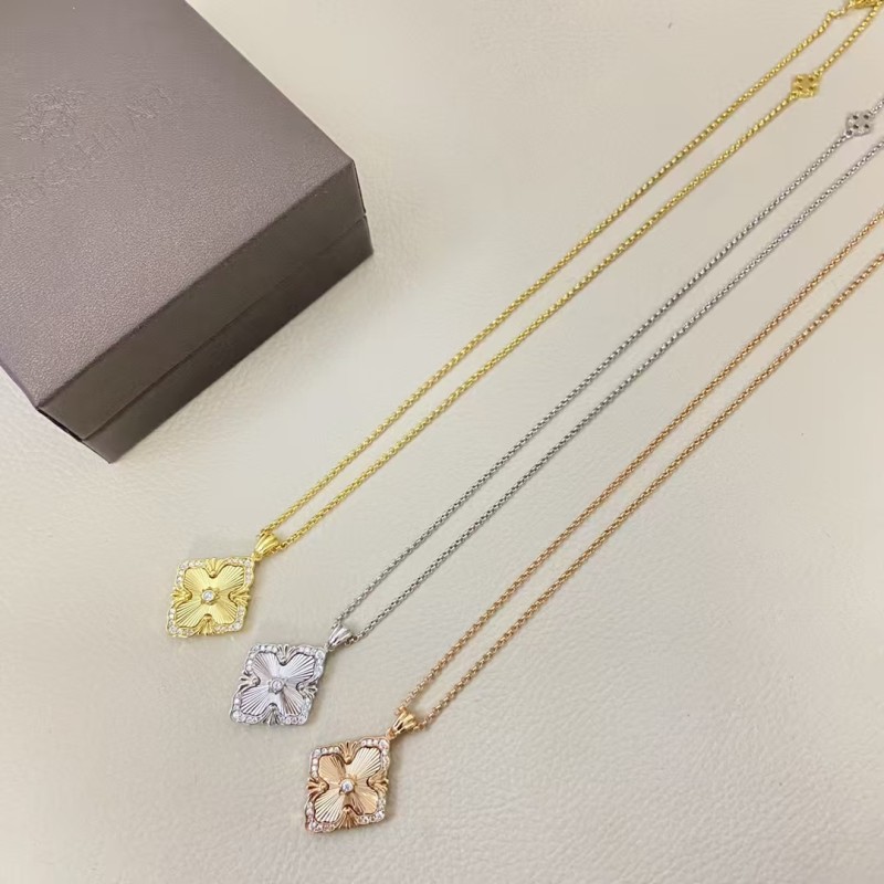 Classic brand Buccellati Necklace New Large Laser Petal Necklace factory direct sales free shipping