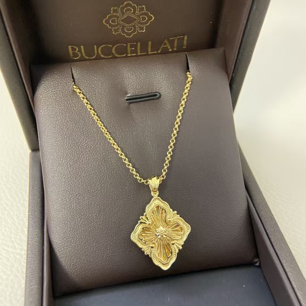 Classic brand Buccellati Necklace New Large Laser Petal Necklace factory direct sales free shipping