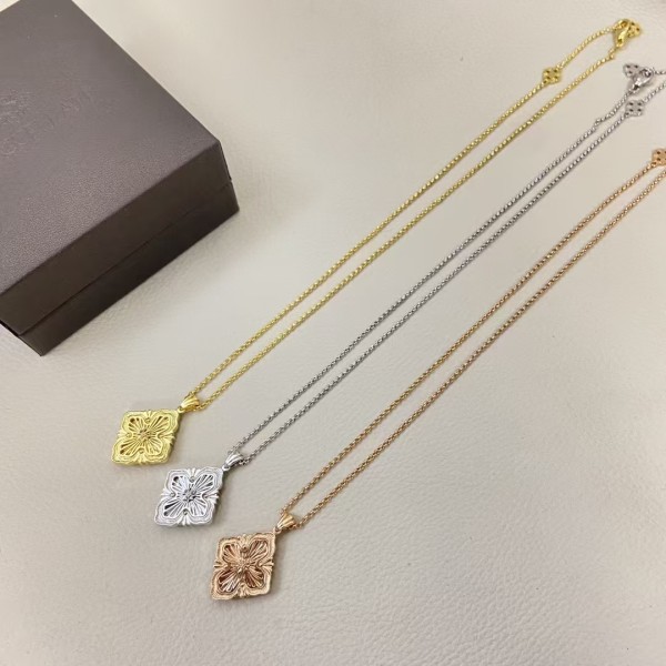 Classic brand Buccellati Necklace New Large Laser Petal Necklace factory direct sales free shipping