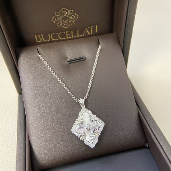 Classic brand Buccellati Necklace New Large Laser Petal Necklace factory direct sales free shipping