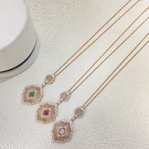 Classic brand Buccellati Necklace New brushed hollow color separated petal necklace factory direct sales free shipping
