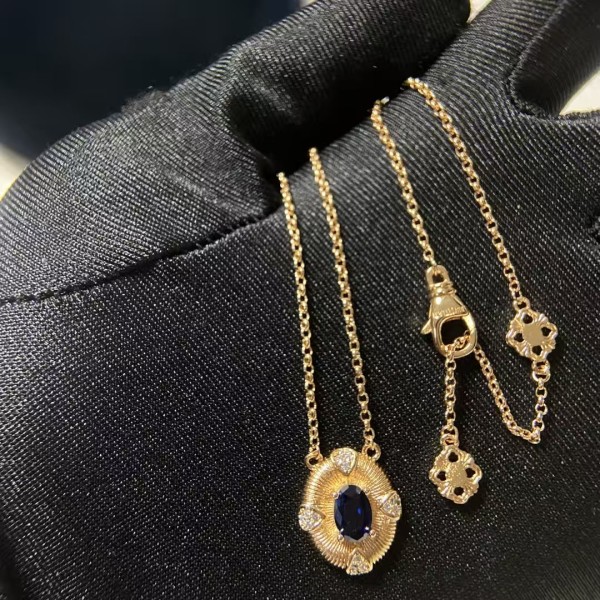 Classic brand Buccellati Necklace New brushed vintage main diamond necklace factory direct sales free shipping