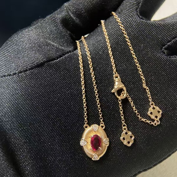 Classic brand Buccellati Necklace New brushed vintage main diamond necklace factory direct sales free shipping