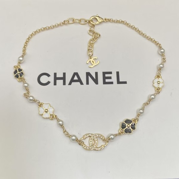 Classic brand Chanel necklace New Four Leaf Clover Enamel Necklace factory direct sales free shipping