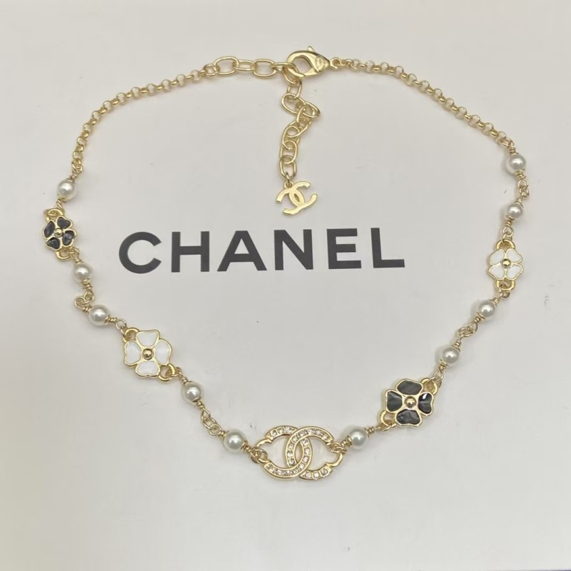 Classic brand Chanel necklace New Four Leaf Clover Enamel Necklace factory direct sales free shipping