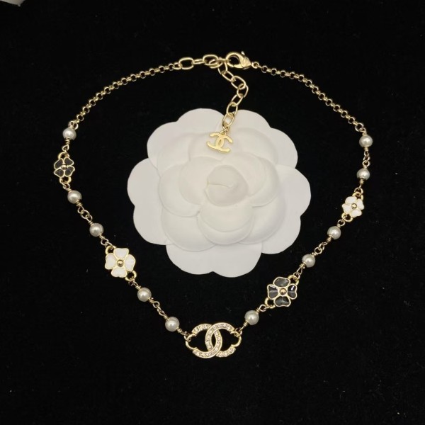 Classic brand Chanel necklace New Four Leaf Clover Enamel Necklace factory direct sales free shipping