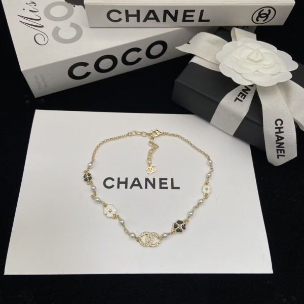 Classic brand Chanel necklace New Four Leaf Clover Enamel Necklace factory direct sales free shipping