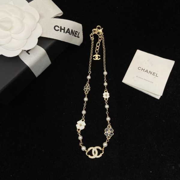 Classic brand Chanel necklace New Four Leaf Clover Enamel Necklace factory direct sales free shipping 