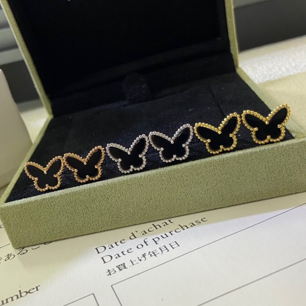 High-quality high-edition Van Cleef & Arpels butterfly earrings