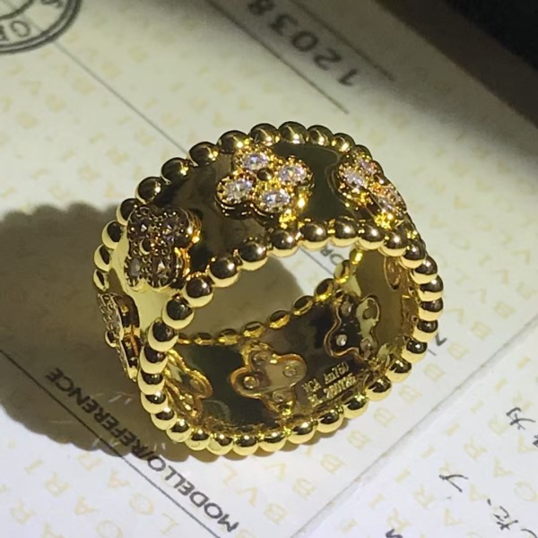 Classic brand Van Cleef&Arpels New VCA Kaleidoscope Ring factory direct sales free shipping 
