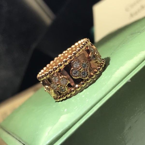 Classic brand Van Cleef&Arpels New VCA Kaleidoscope Ring factory direct sales free shipping