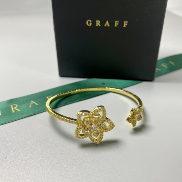 Classic Brand graff New Flower Full Diamond Bracelet Factory Direct Sales with Free Shipping