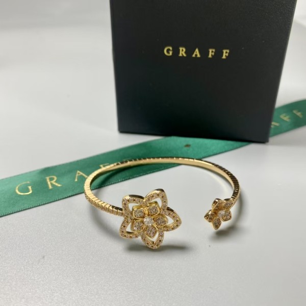 Classic Brand graff New Flower Full Diamond Bracelet Factory Direct Sales with Free Shipping