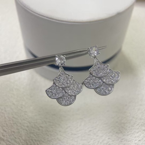 Classic brand graff New high-quality full diamond multi-layer skirt earrings Factory Direct Sales with Free Shipping
